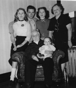 Helene, Dad, Mom, Nan, Great Grandfather Curran (1953)