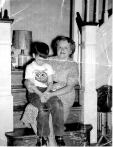 Me and Nan at McMahon Street (1959)
