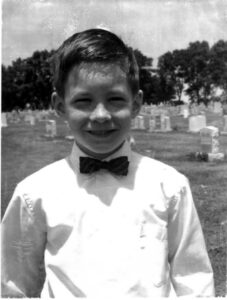 Me at Cheltenham Cemetery (1963)