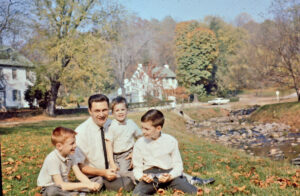 Dad and Kids at Valley Green (1964)