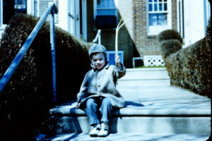 Neil on Price Street Stoop (1961)