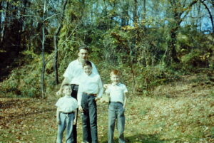 Dad and Kids at Valley Green (1964)