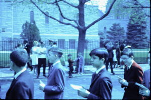 Me at Church Procession (early 60s)